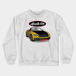 ABARTH 124 Giallo Crewneck Sweatshirt